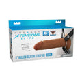 Fantasy X-Tensions Elite Hollow Silicone Strap-On 6 " Brown