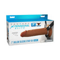 Fantasy X-Tensions Elite Hollow Silicone Strap-On 7 " Brown