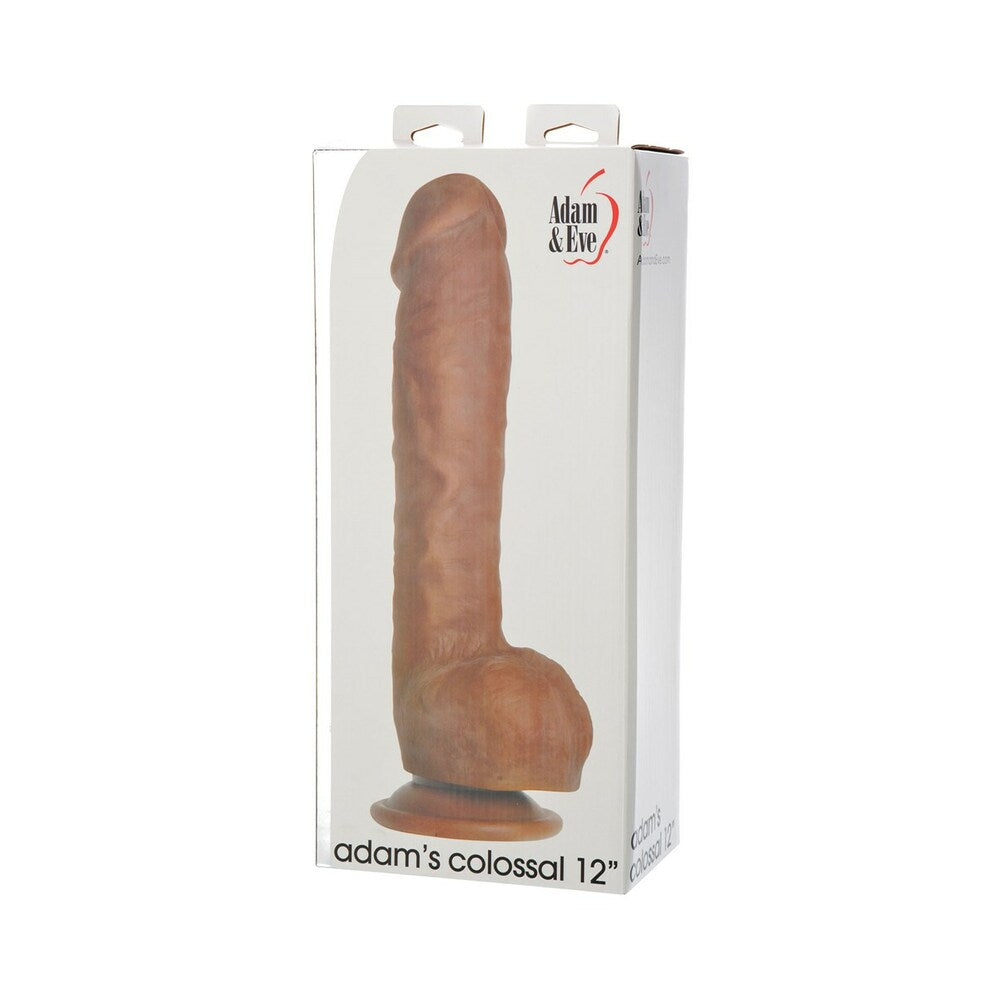 Adam & Eve Adam's Colossal 12 " Dildo Brown