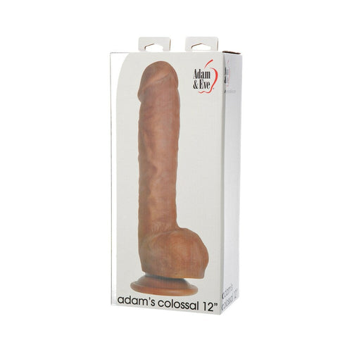 Adam & Eve Adam's Colossal 12 " Dildo Brown