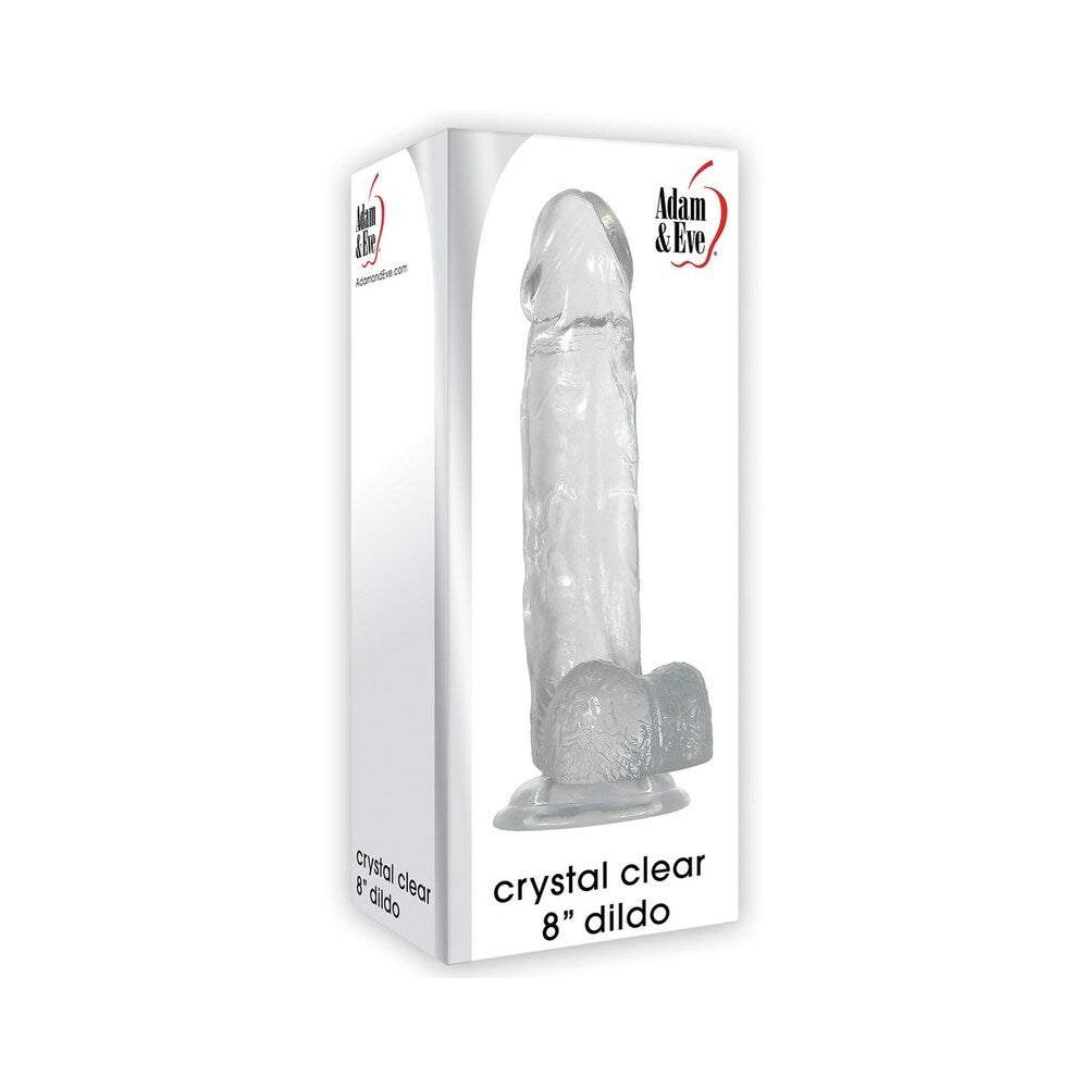Adam & Eve Crystal Clear 8 " Dildo