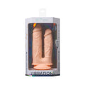 SILEX-D The Original Double Penetration 7 " & 8 " Vibrating Dildo with Remote Vanilla