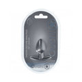 Ouch! Smooth Silicone Anal Plug Small 2.6 " Gun Metal