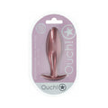 Ouch! Smooth Silicone Oval Anal Plug 4.6 " Rose Gold