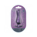 Ouch! Smooth Silicone Curvy Anal Plug 4.6 " Metallic Purple