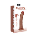 RealRock 6 " Vibrating Cock Regular Curved Tan