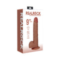 RealRock 9 " Vibrating Cock with Balls Regular Straight Tan