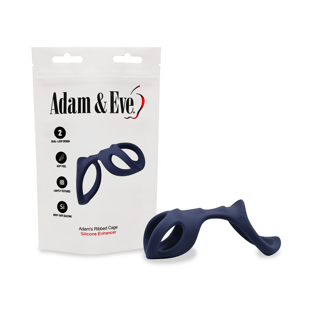 Adam & Eve Adam's Ribbed Cage (Bag Packaging)