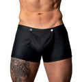 Male Power Oh Snap! Snap Off Short Black L