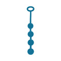 LEVELZ Round Silicone Anal Balls Small 20mm Teal