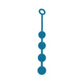 LEVELZ Round Silicone Anal Balls Large 40 mm Teal