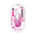 Wet Dreams Dream Boy 6 " Jelly Dildo & Rechargeable Bullet Clear/Magenta Gradient