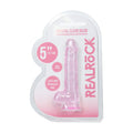RealRock Realistic 5 " Dildo with Balls Pink