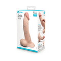 b-Vibe Slipskin Realistic Silicone Dildo 10 " Curved Cream