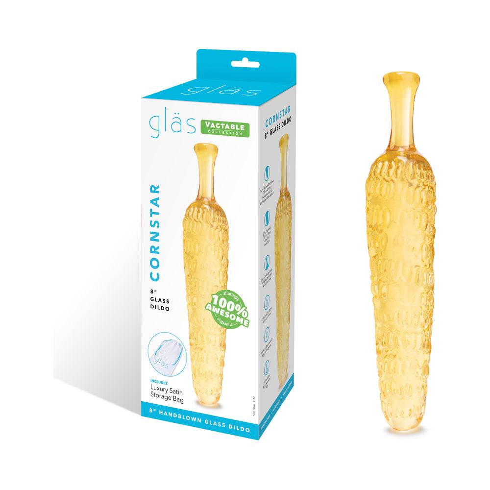 Glas Cornstar 8 " Glass Dildo