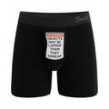 Shinesty The Rear View Size Warning Ball Hammock Pouch Underwear M