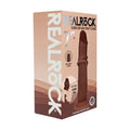 Realrock Sliding Skin Dual Density Silicone Dildo 7 " Brown