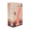 Realrock Dual Density Silicone Realistic Curved Dildo 8 " Beige