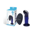 Glas 4 " Rechargeable Remote-Controlled Vibrating Dotted G-Spot/P-Spot Plug